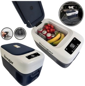 Resim Hooger Ph299 Led Ekran 21-25 Lt Oto Karavan Tekne Tır Buzdolabı 12-24v -20 Derece Hızlı Soğutma 