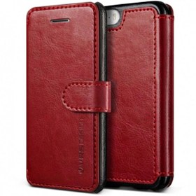 Resim Verus iPhone 5S/SE Wallet Case Dandy Layered Series Kılıf Wine Black 