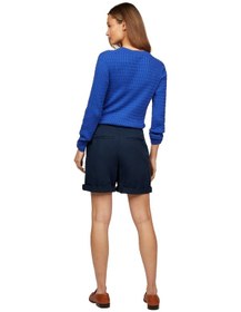 Resim Co Blend Gmd Chıno Short Kadın Mavi Şort - Ww0ww42457 Mavi 