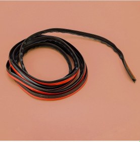 Resim Siyah 4m Universal Araç Pencere Hava Sıyırma Kapı Contası Şeridi Ses Yalıtımı Kauçuk Trim 