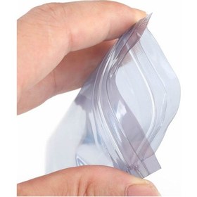 Resim Kilitli Antistatik Poşet 6x12cm 100 Adet Şeffaf Su Toz Geçirmez Koruyucu Esd Metalize Torba 