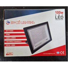 Resim BY-CE Lighting 100W LED Projektör Beyaz Işık 
