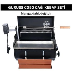 Resim Guruss Cg50 Cağ Kebap Seti - Cağ Aparatı Ve Çevirme Aparatı 