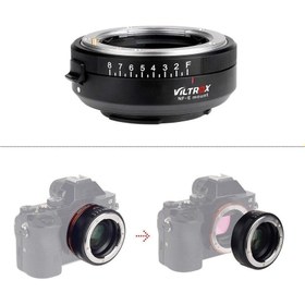 Resim Nf-E Manual-Focus F To Sony E Mount Camera 