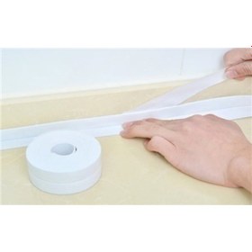 Resim Beyaz Su Sızdırmaz Lavabo Kenar Bandı Kutusuz 3.2M 