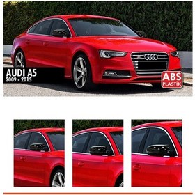 Resim A5 B8 Batman Ayna Kapağı Piano Black / 2009-2015 