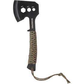 Resim Workpro Wp383002 250mm Çok Fonksiyonlu Kamp Baltası + Magnezyum Ateşleyici 