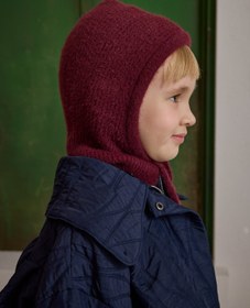 Resim Soft Balaclava Bere Bordo - Bordo / 4-9 Yaş 