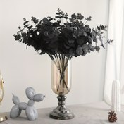 Resim 3 Adet Siyah Okaliptüs Yapay Çiçek Buketi - Halloween & Noel Dekorasyonu, Ev Düzenlemeleri, Bahçe Peyzajı & Fotoğrafçılık Aksesuarları İçin Mükemmel 