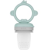 Resim Oioi Silikon Püre Meyve Sebze Emziği River Green / Powder Grey 