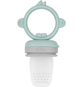 Resim Oioi Silikon Püre Meyve Sebze Emziği River Green / Powder Grey 