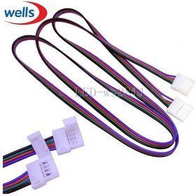 Resim 1 Metre Rgb Şerit Led Ekleme Aparatı Kablolu 4Pin Birleştirme 