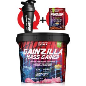 Resim SSN Sports Style Nutrition Gainzilla Mass Gainer 5000 g (Çilekli Dondurma) 