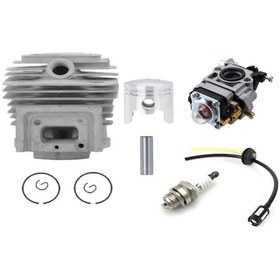 Resim Kmtmak Motorlu Tırpan Silindir Piston Karbüratör Buji Hortum Set 