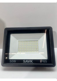 Resim Led Projektör 50 Watt Slim Kasa 220v Yeşil Işık Şavk Seçenekler 