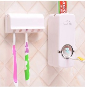 Resim CMT Otomatik Macun Sıkacağı Ve Diş Fırçalık Seti 