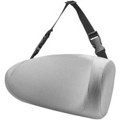 Resim Araba U-şekilli Boyun Yastığı Yumuşak Kafalık Çocuk Araba Koltuğu Yan Uyku Yastığı Gri 