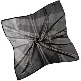 Resim Mim Eşarp Mısırlı Eşarpları Emprime Sport Kristal Ekose Desenli Eşarp Siyah - Gri 