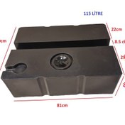 Resim Ace Camp Karavan Su Deposu 115 L Siyah 