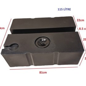 Resim Ace Camp Karavan Su Deposu 115 L Siyah 