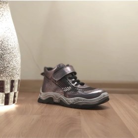 Resim Leydi bebe Kız Çocuk Platin Deri Botu 1572 