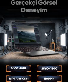 Resim Game Garaj Slayer SR7T-5060 C1 AMD Ryzen 7 255 16GB RAM 1TB SSD RTX5060 15.3" QHD+ 300Hz IPS FreeDOS 