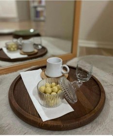 Resim Büyük Boy Ahşap Supla Ve Sunumluk, Ahşap Supla, Amerikan Servis Ahşap 