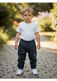 Resim Zekids Erkek Çocuk Cepli Jogger Eşofman Alt-16386 İndigo 