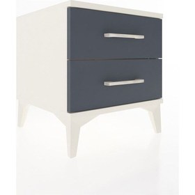Resim Hyperion Komodin 2 Çekmeceli 44x44x48 Aytaşı-antrasit Aytaşı 