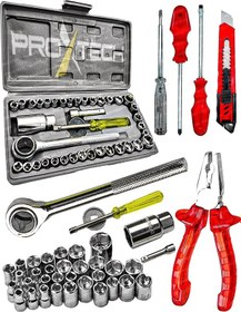 Resim PROXTECH 45 Parça Çok Fonksiyonlu Krom Çelik 40 Parça 