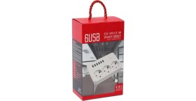 Resim Egonex Akım Koruyuculu 6usb Port Hızlı Şarjlı 3lü Priz 