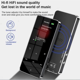 Resim Tastech 8GB DAHİLİ HAFIZALI MP3-MP4 ÇALAR HD SES BLUETOOTH 5.0 MÜZİK ÇALAR HAFIZA KARTI GİRİŞLİ FM RADYOLU 