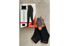 Resim Kadın Termal Tayt 2 Adet Termal Çorap Hediyeli 