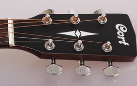 Resim Cort AF510M OP Akustik Gitar (Başlangıç/Orta Seviye) | Tamamı Maun (Mahogany) Gövde, Konser Tipi Küçük Kasa ve Open Pore Mat Kaplama 