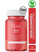 Resim VitaCeel Cilt Aydınlatıcı, Nemlendirici Leke Karşıtı Vegan Gummy Vitamin C, Hyaluronic Acid, Glutaty 