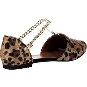 Resim Fox Shoes Leopar Kadın Babet B726024402 