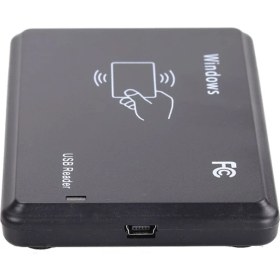 Resim Zsykd Ic / Id Kartı (Siyah) Için 5W USB Arayüzü Endüktif Kartı Okuyucu (Yurt Dışından) 