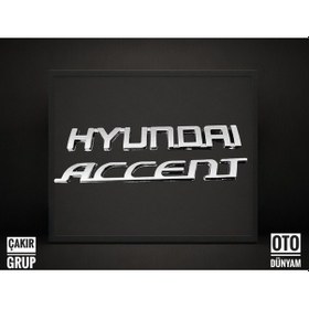 Resim Hyundai Accent Era Kasa Bagaj Yazısı Boyut A Kalite 