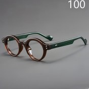 Resim 1 adet Vintage Büyük Yuvarlak Erkek ve Kadın - Dayanıklı PC Çerçeve, Hafif ve Şık, Okuma, İş veya Günlük Giyim için İdeal, Sevgililer Günü, Mardi Gras veya Bahar Festivali için Mükemmel, Pil Yok, Brillen 
