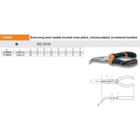 Resim Beta 1168BM-160 Eğri Kargaburun Ürün Kodu 011680036 