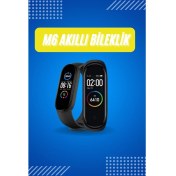 Resim Resveq Akıllı Uyumlu Bileklik M6 Adımsayar Spor Modları Çağrı Görme Türkçe Menü 
