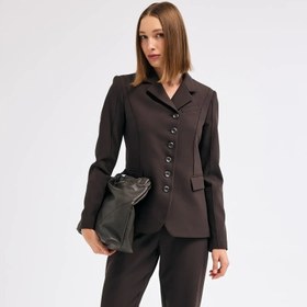 Resim Kahverengi Blazer Ceket - 42 / Kahverengi 