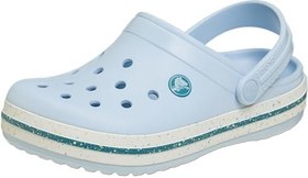 Resim Crocband Clog K Benekli Bantlı Mavi Çocuk Terlik 