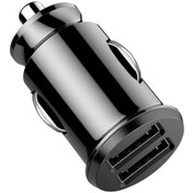 Resim Maerknon Mini Çift Usb Araç Şarj Cihazı Qc3.0 Hızlı Şarj İphone Uyumlu Samsung Xiaomi Mi8 Audistribütör Garantili 