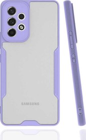 Resim Galaxy A73 5g Renkli Kenar Perfe Tpu Silikon Mor 