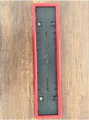 Resim Oto Plaka 1 Adet Kırmızı 