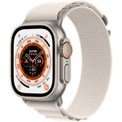 Resim Apple Watch Ultra GPS + Cellular 49mm Titanyum Kasa Alp Döngüsü Large Yeşil 