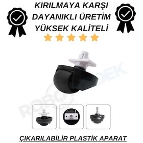 Resim Roborock S7 Maxv - S7 Maxv Ultra Uyumlu Yedek Tekerlek 
