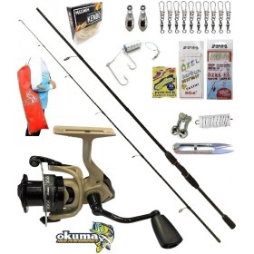 Resim Normadia Outrax 4000 270CM 20-40GR Remixon Double Black Kıyı Spin Olta Takımı Seti 