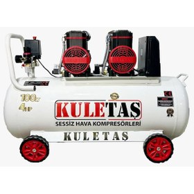 Resim Kuletaş 100 L 4 Hp Sessiz Premium Kafa Hava Kompresörü 